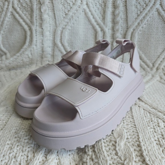 UGG Shoes - UGG Sport Yeah Sandals Women's Size 8 Platform Slingback Lavender Pink